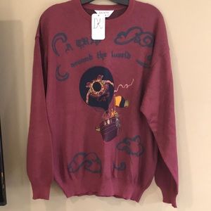 Women's Italian Hot Air Balloon Crew Sweater